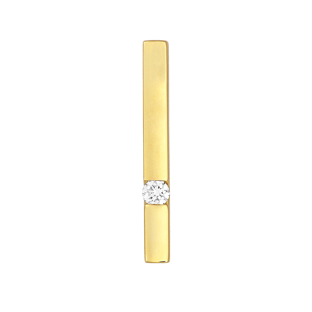 Chatham lab-grown diamond pendant, style FDP5018Y