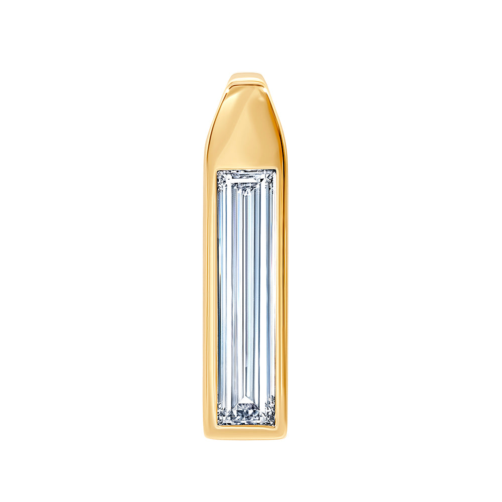 Chatham lab-grown diamond pendant, style FDP5558Y