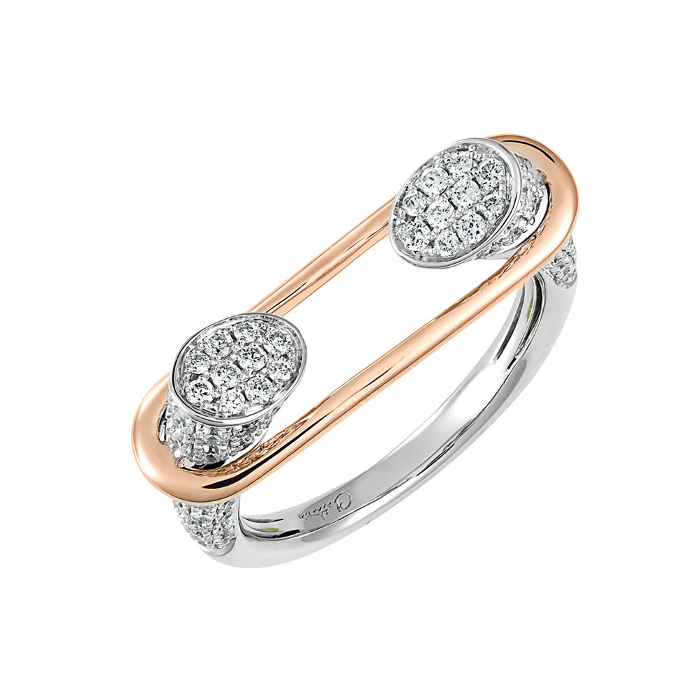 Chatham lab-grown diamond ring, style FDR14558WR