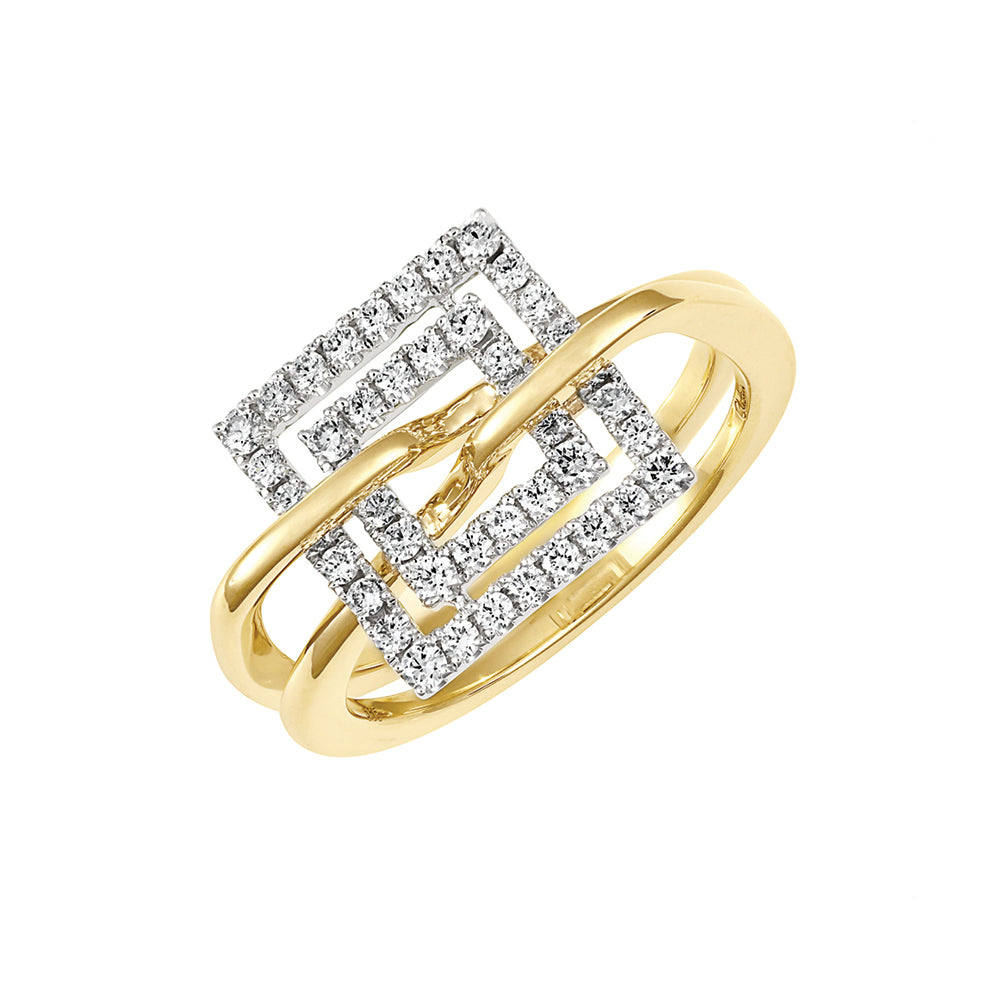 Chatham lab-grown diamond ring, style FDR14564YW