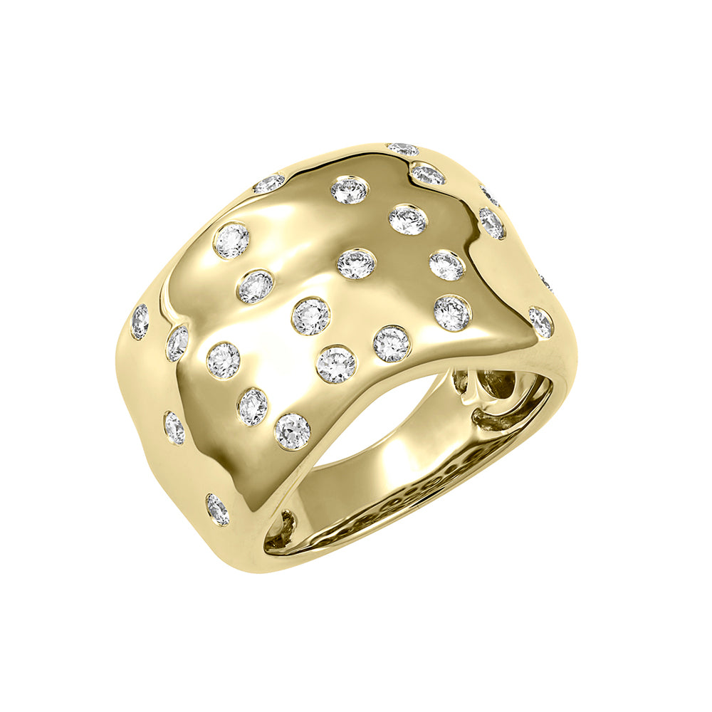 Chatham lab-grown diamond ring, style FDR14594Y