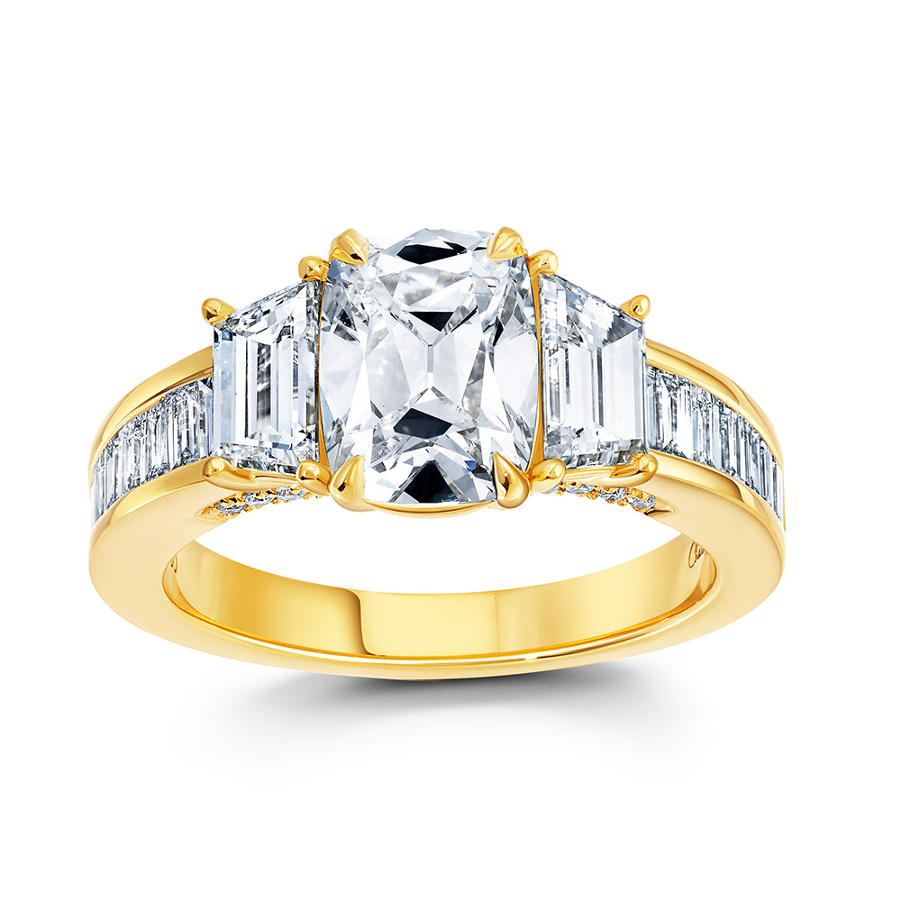 Chatham lab-grown diamond ring, style FDR15171Y