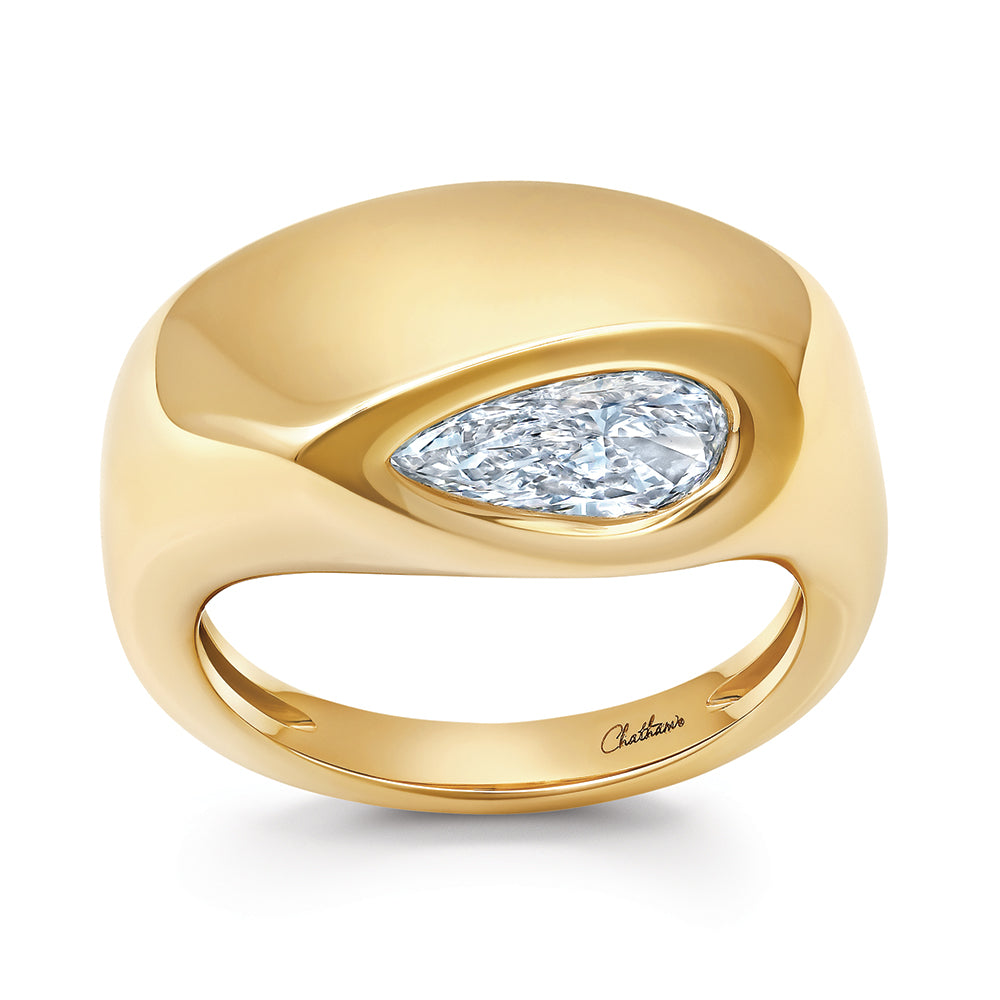 Chatham lab-grown diamond ring, style FDR15327Y