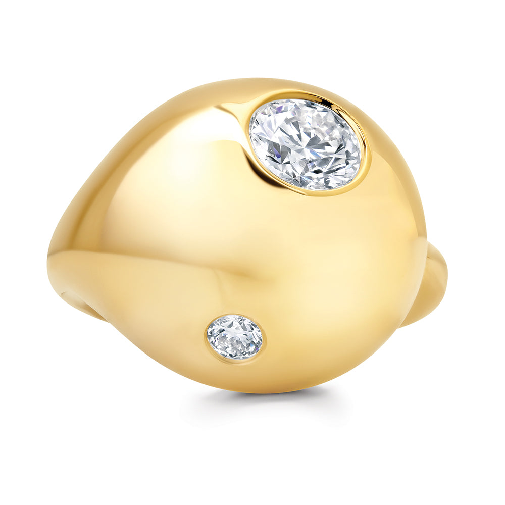 Chatham lab-grown diamond ring, style FDR15328Y