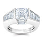 Chatham lab-grown diamond ring, style FDR15363W