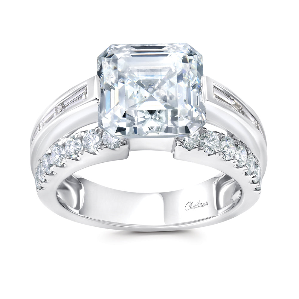 Chatham lab-grown diamond ring, style FDR15369W