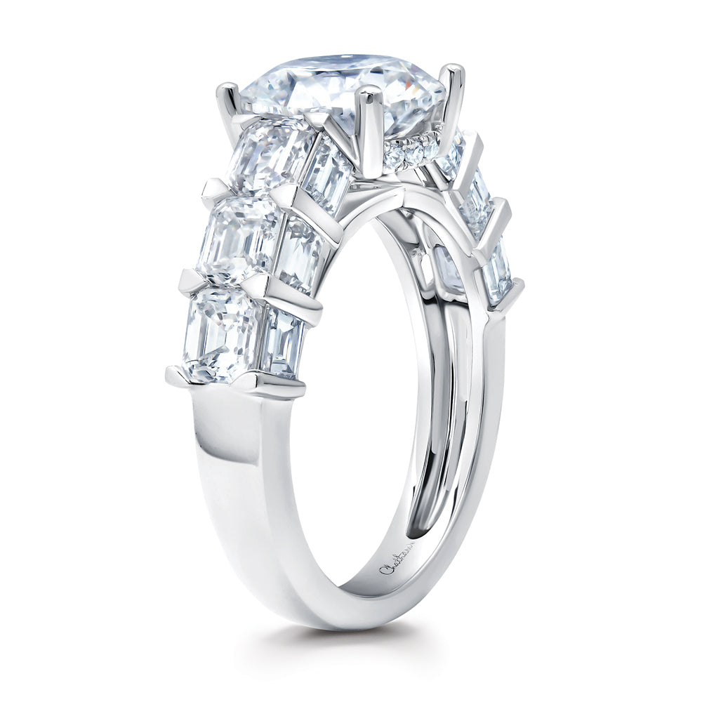 Diamond Ring – Round, 14K White Gold