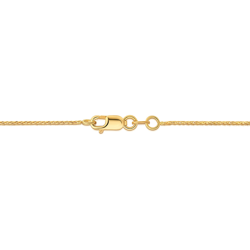 14K Yellow Gold Wheat Chain