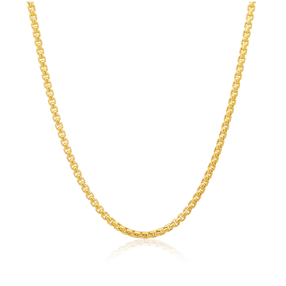 14K Yellow Gold Box Chain