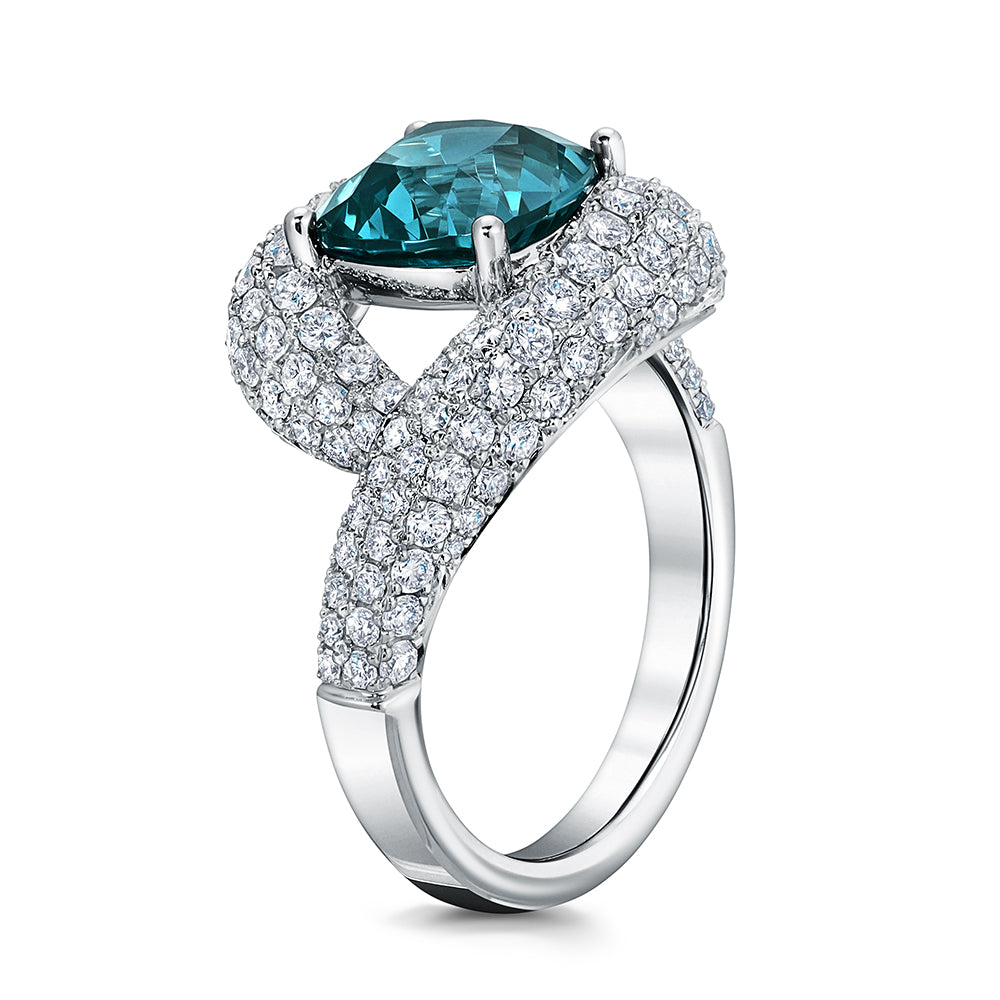 Paraiba Colored Spinel Ring