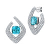 Paraiba Colored Spinel Earrings