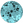 Initial Pendant Letter N - Chatham Created Paraiba Colored Spinel