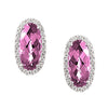 Pink Sapphire Earrings-CE3828WPS