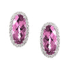 Pink Sapphire Earrings