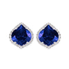 Blue Sapphire Earrings