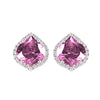 Pink Sapphire Earrings