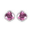Pink Sapphire Earrings-CE3830WPS