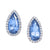 Aqua Blue Spinel Earrings