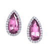 Pink Sapphire Earrings-CE3832WPS