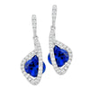 Blue Sapphire Earrings