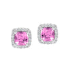 Pink Sapphire Earrings-CE4298WPS