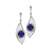 Blue Sapphire Earrings