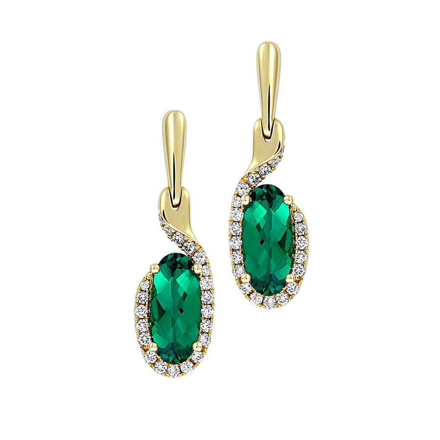 Emerald Earrings