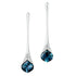 Chatham lab-grown alexandrite earrings, style CE4766WAL