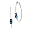 Alexandrite Hoops