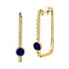 Blue Sapphire Earrings