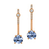 Aqua Blue Spinel Earrings