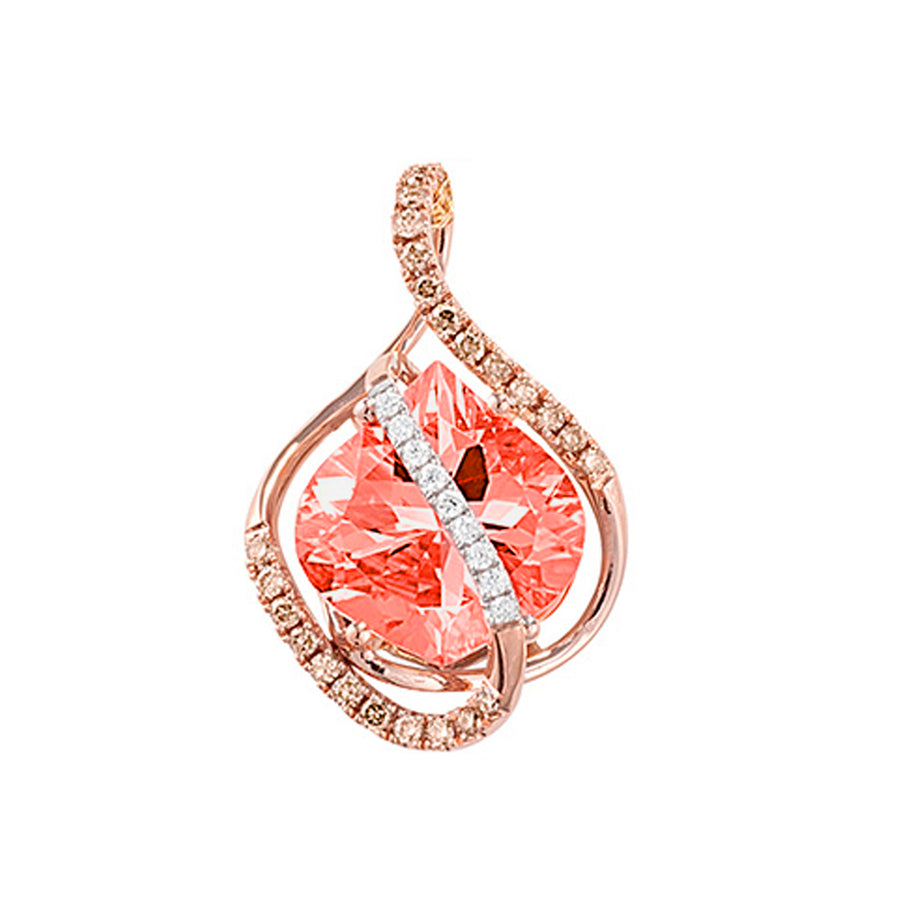 Champagne Sapphire Pendant-CP3891RCS
