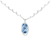 Aqua Blue Spinel Necklace