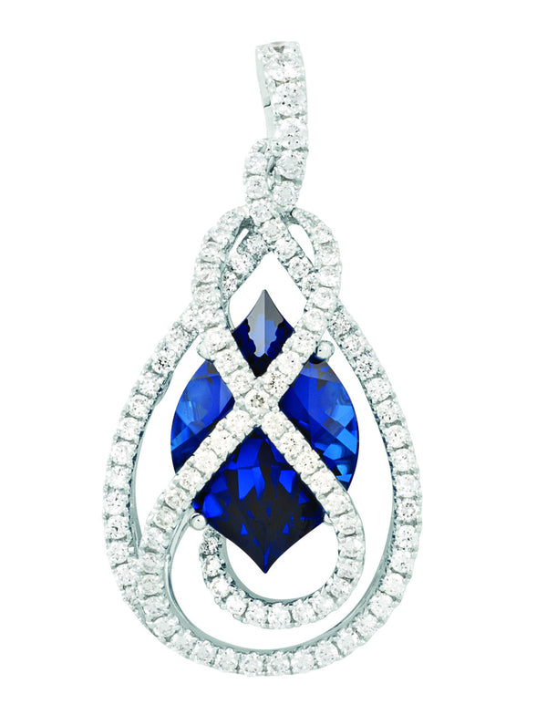 Blue Sapphire Pendant - Chatham Inc.