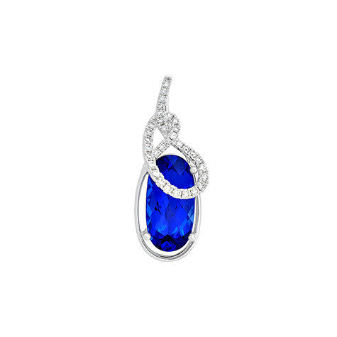 Blue Sapphire Pendant