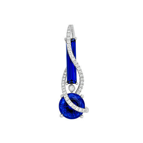 Blue Sapphire Pendant