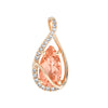 Champagne Sapphire Pendant-CP4383RCS