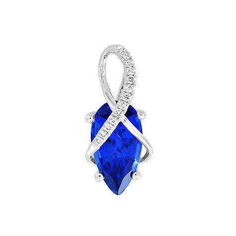 Blue Sapphire Pendant