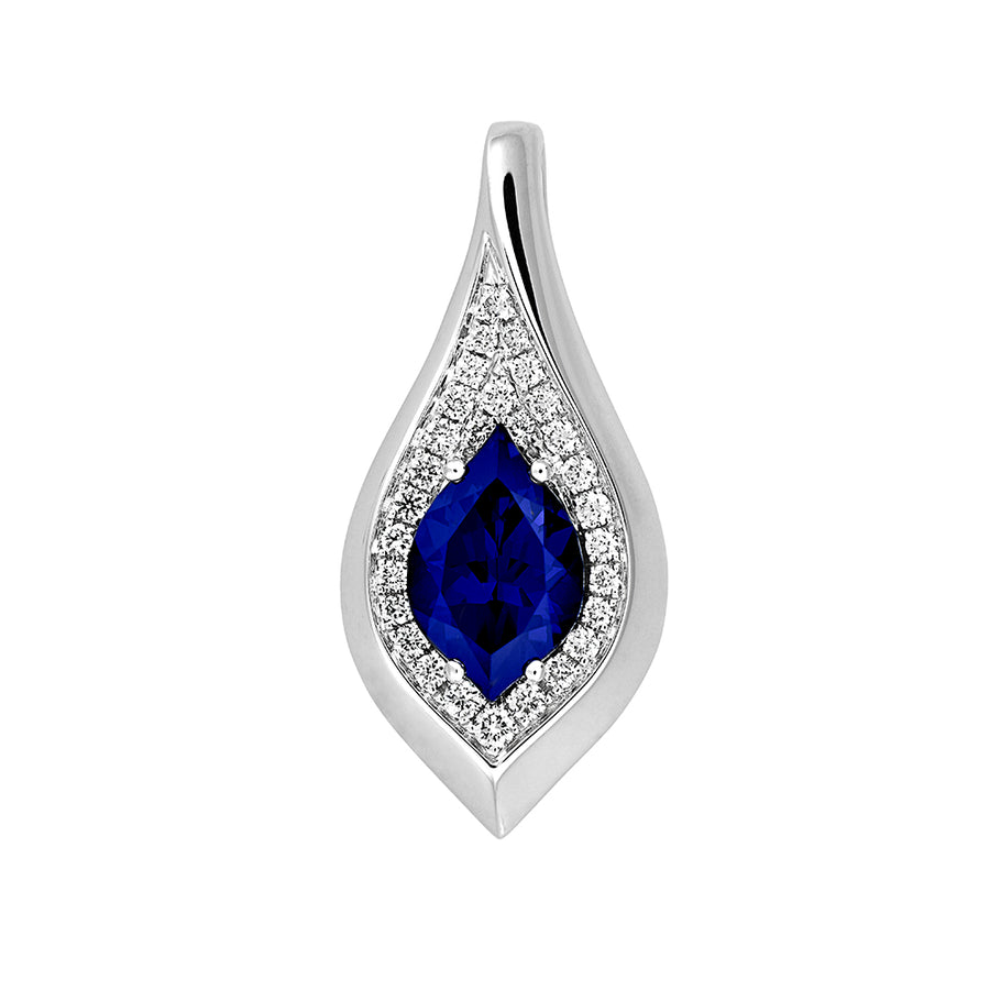 Blue Sapphire Pendant