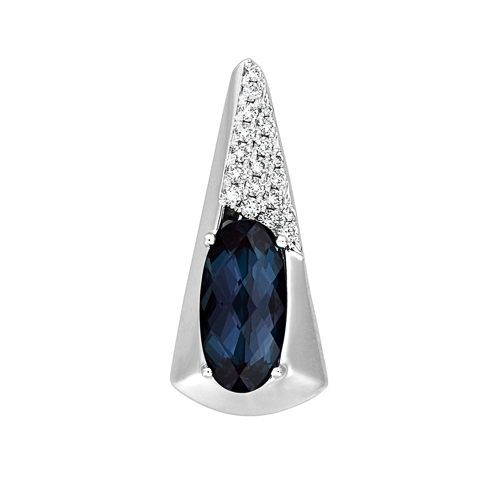 Chatham lab-grown alexandrite pendant, style CP4910WAL