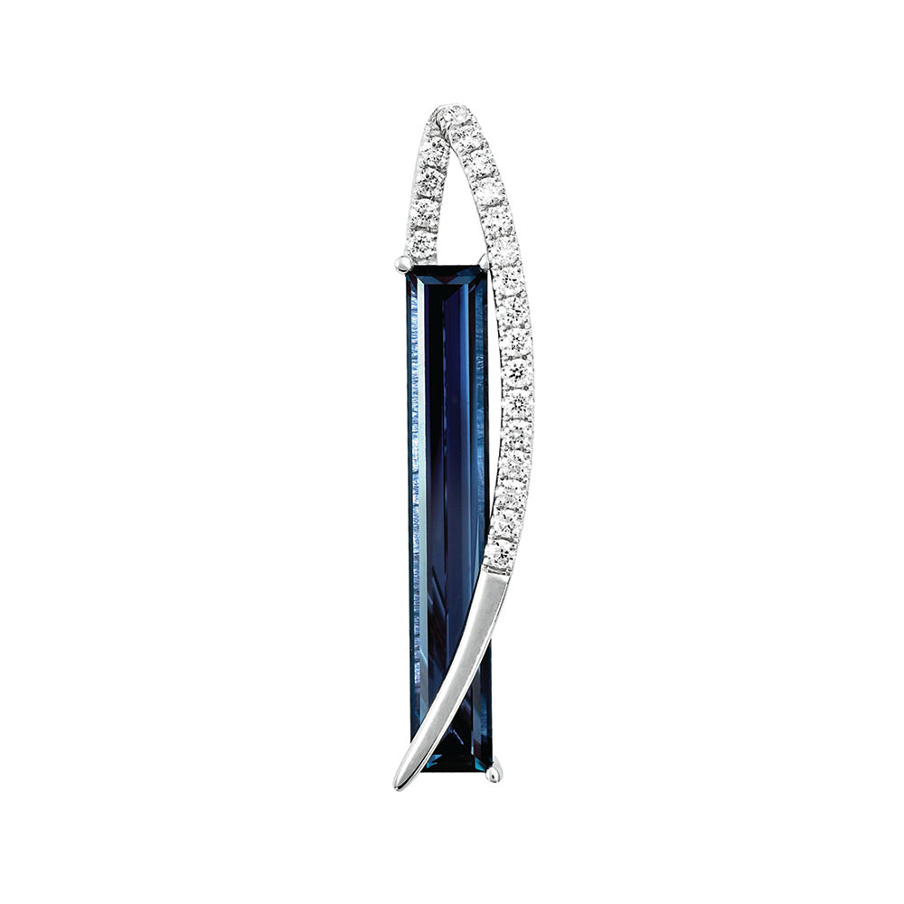 Chatham lab-grown alexandrite pendant, style CP5142WAL
