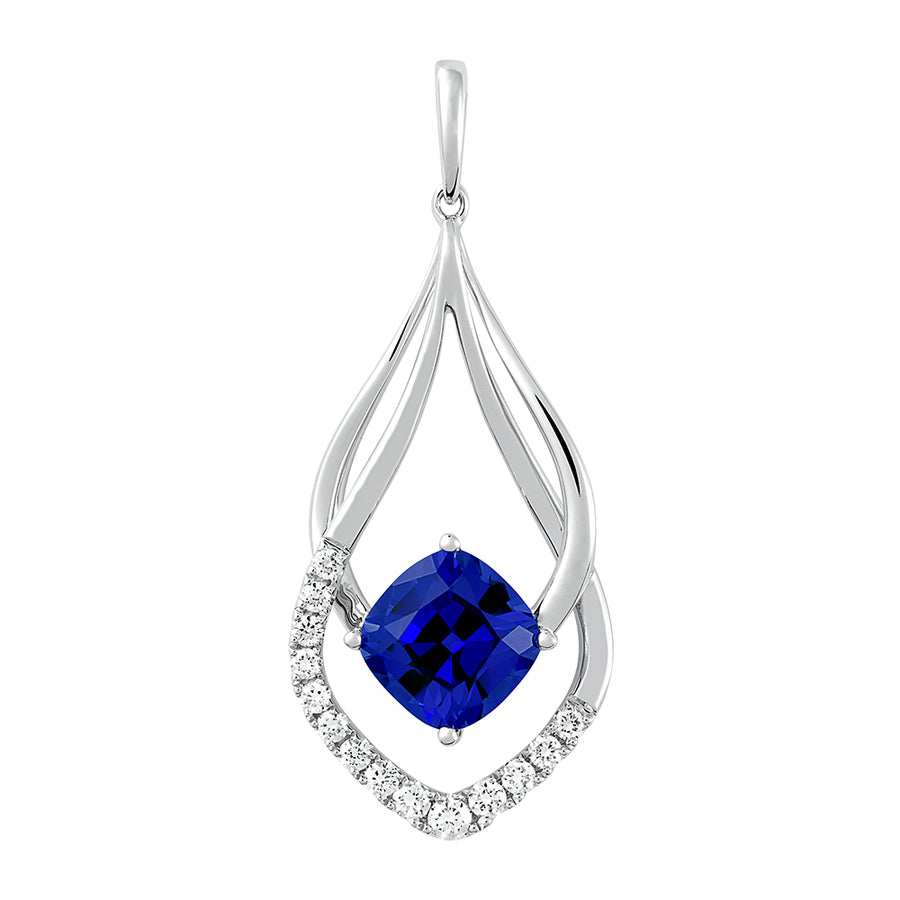 Blue Sapphire Pendant