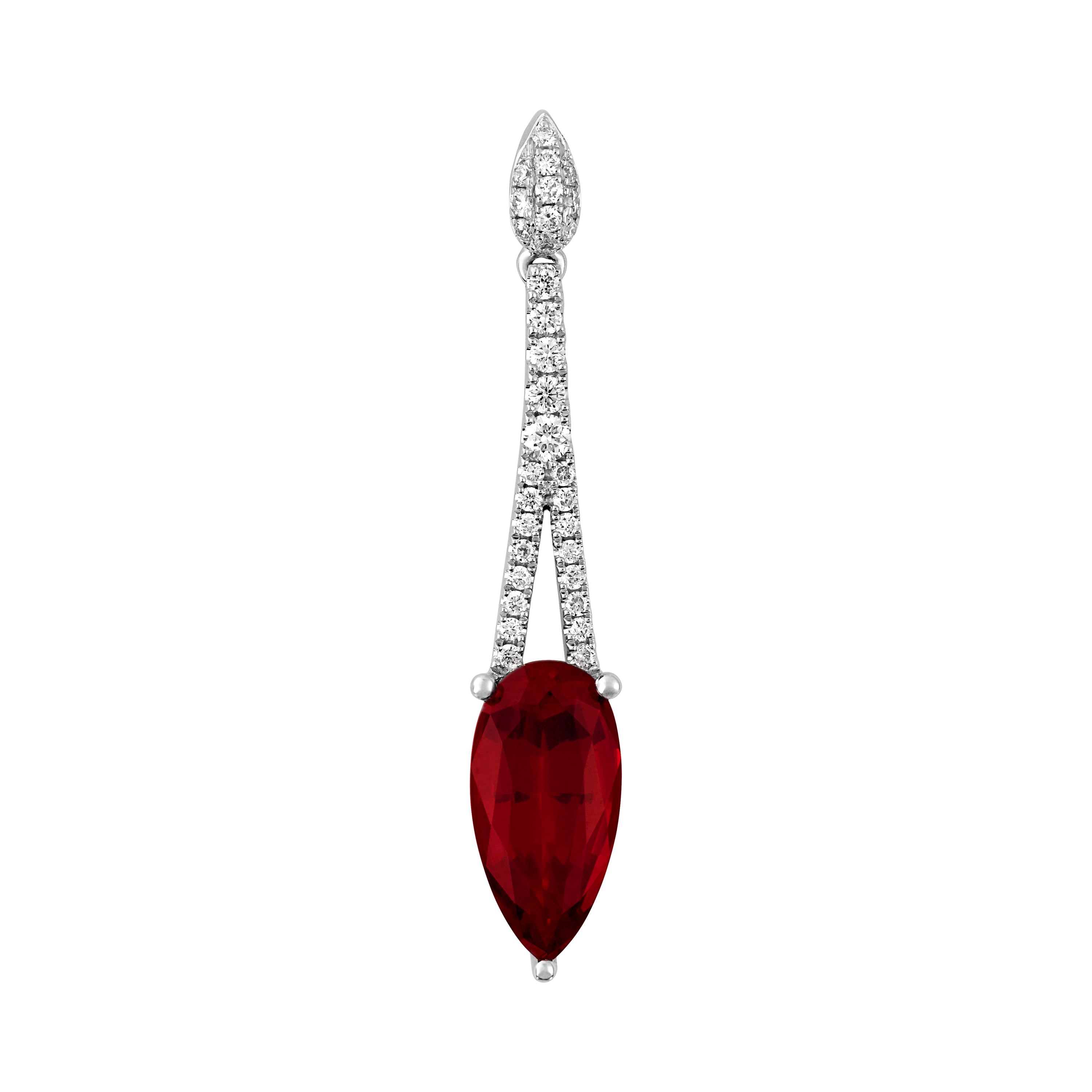 Chatham lab-grown ruby pendant, style CP5283WRU