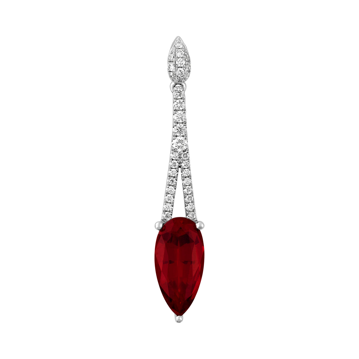 Chatham lab-grown ruby pendant, style CP5283WRU