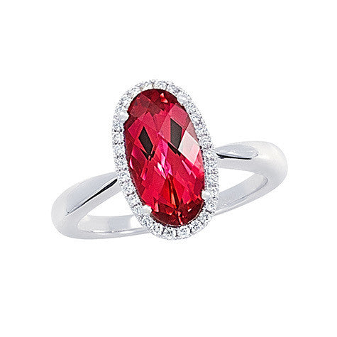 Chatham lab-grown ruby ring, style CR10423WRU
