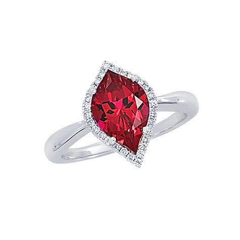 Chatham lab-grown ruby ring, style CR10426WRU