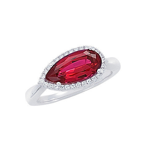 Chatham lab-grown ruby ring, style CR10427WRU
