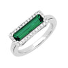 Emerald Ring-CR13127WEM