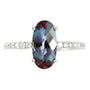 Chatham lab-grown alexandrite ring, style CR14590WAL