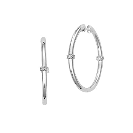 Diamond Fashion Hoops